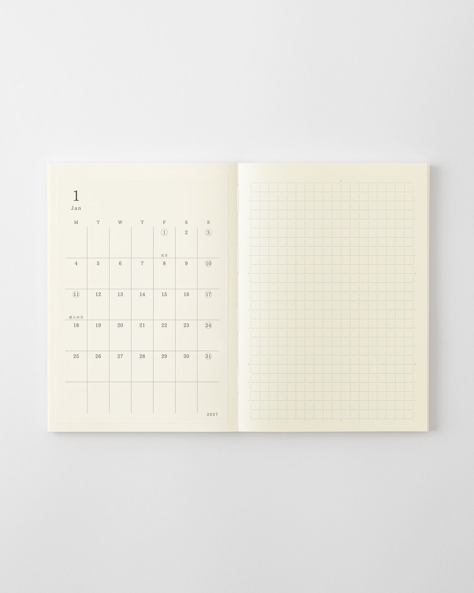 MD Product - Calendario adhesivo MD Diary Sticker 2027 | S