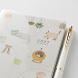 Midori - Agenda Pocket Diary A6 2027 | Cat