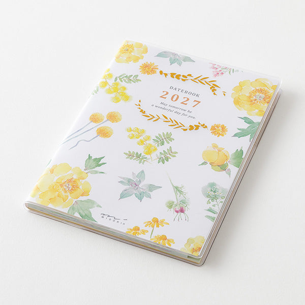 Midori - Agenda Pocket Diary A6 2027 | Country Time Flower