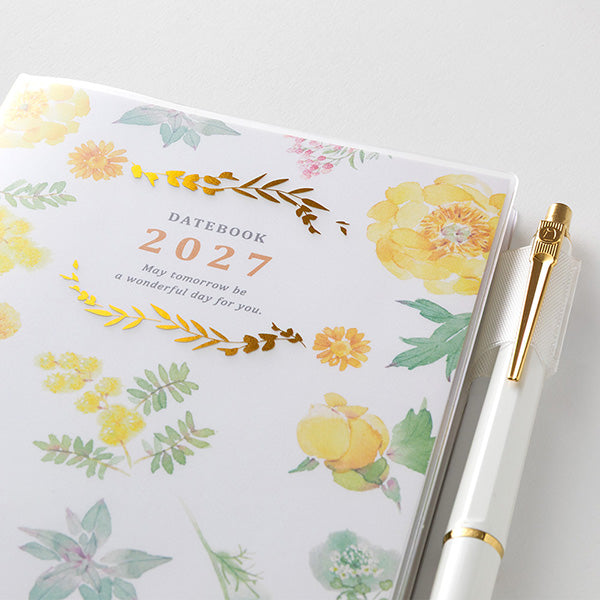 Midori - Agenda Pocket Diary A6 2027 | Country Time Flower