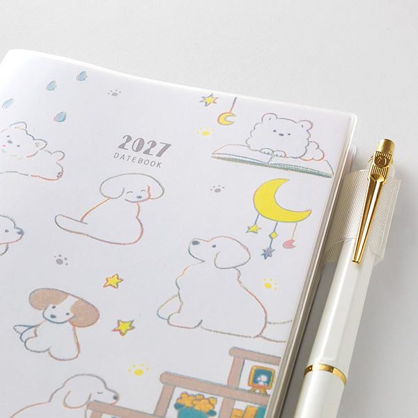 Midori - Agenda Pocket Diary A6 2027 | Dog