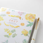 Midori - Agenda Pocket Diary B6 2027 | Country Time Flower