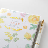 Midori - Agenda Pocket Diary B6 2027 | Country Time Flower