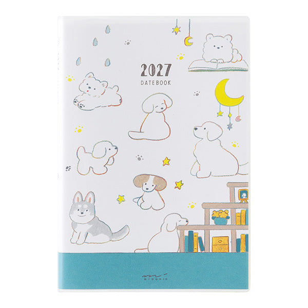 Midori - Agenda Pocket Diary B6 2027 | Dog
