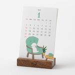 Midori - Calendario de sobremesa Stand Calendar 2027 | Dog