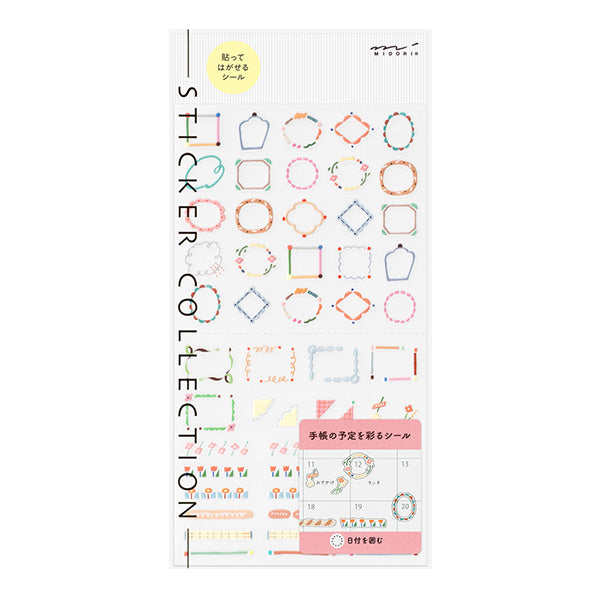 Midori - Pegatinas para agenda | Date Circle Decorative