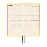 Hobonichi - Agenda Weeks MEGA | Colors Full Moon Yellow - Semanal - Enero a Diciembre 2026