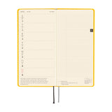 Hobonichi - Agenda Weeks MEGA | Colors Full Moon Yellow - Semanal - Enero a Diciembre 2026