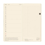Hobonichi - Agenda Weeks MEGA | Sneaker Indigo Black - Semanal - Enero a Diciembre 2026