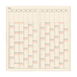 Hobonichi - Agenda Weeks MEGA | Sneaker Indigo Black - Semanal - Enero a Diciembre 2026
