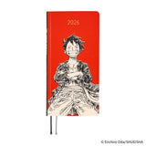 Hobonichi - Agenda Weeks | ONE PIECE magazine Straw Hat Luffy (Red)  - Semanal - Enero a Diciembre 2026