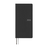 Hobonichi - Agenda Weeks | Paper Series: Black Gingham - Semanal - Enero a Diciembre 2026
