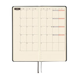 Hobonichi - Agenda Weeks | Paper Series: Black Gingham - Semanal - Enero a Diciembre 2026