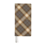 Hobonichi - Agenda Weeks | Shirt Fabric Foggy Plaid - Semanal - Inicio Abril 2026  - Japonés