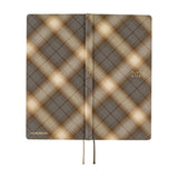 Hobonichi - Agenda Weeks | Shirt Fabric Foggy Plaid - Semanal - Inicio Abril 2026  - Japonés