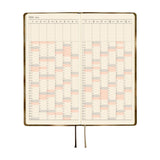 Hobonichi - Agenda Weeks | Shirt Fabric Foggy Plaid - Semanal - Inicio Abril 2026  - Japonés