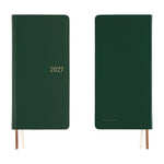 Hobonichi - Agenda Weeks 2027 en inglés | Leather: Forest Green · detalle 7