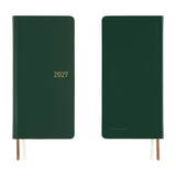 Hobonichi - Agenda Weeks 2027 en inglés | Leather: Forest Green · detalle 7