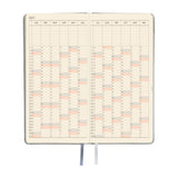 Hobonichi - Agenda Weeks 2027 en inglés | Leather: Noble Silver · detalle 6