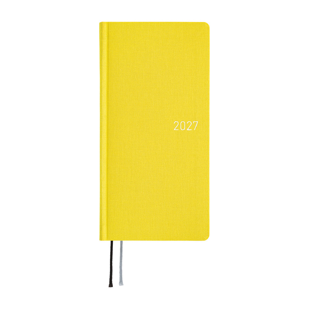 Hobonichi - Agenda Weeks 2027 en inglés | Colors: Canaria Yellow