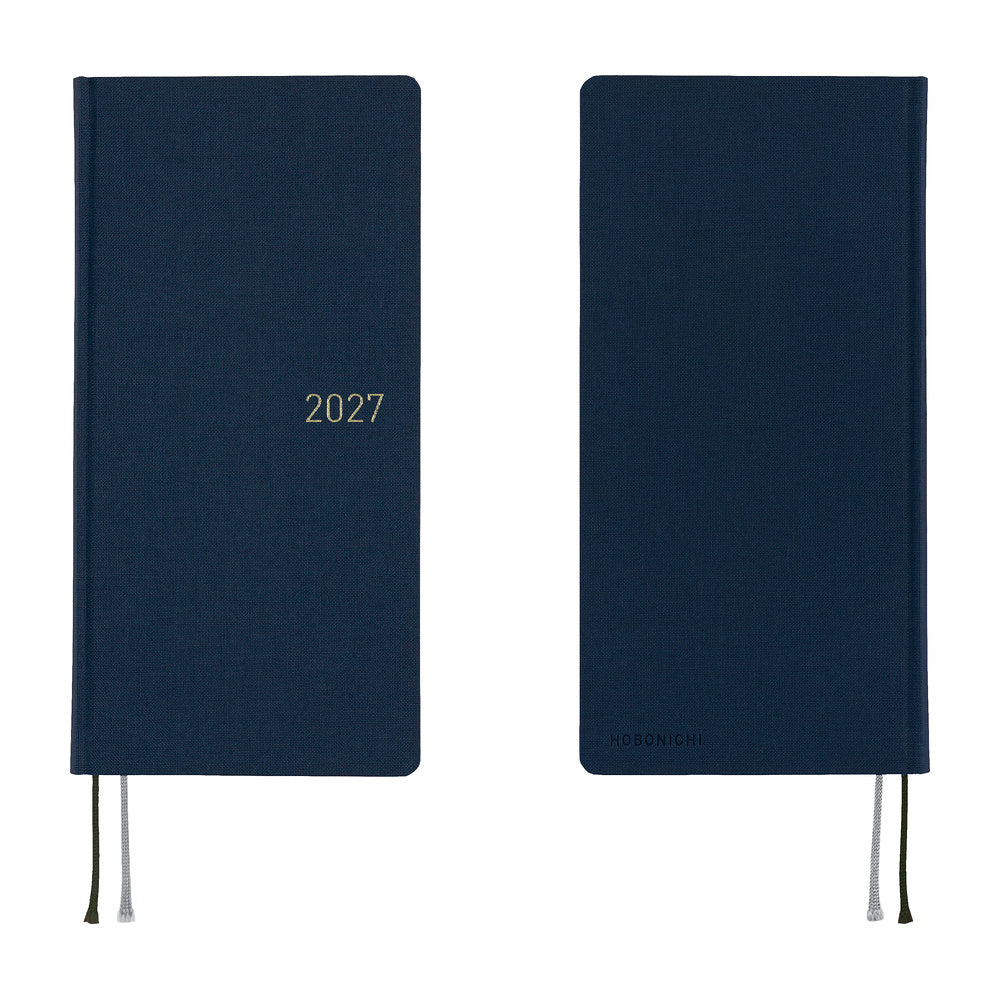 Hobonichi - Agenda Weeks 2027 en inglés | Colors: Midnight Blue · detalle 7