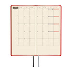 Hobonichi - Agenda Weeks 2027 en inglés | Colors: Poppy Red · detalle 4