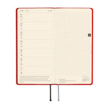 Hobonichi - Agenda Weeks 2027 en inglés | Colors: Poppy Red · detalle 5