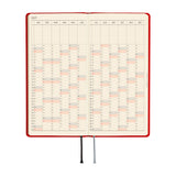 Hobonichi - Agenda Weeks 2027 en inglés | Colors: Poppy Red · detalle 6