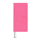 Hobonichi - Agenda Weeks 2027 en inglés | Colors: Pink Sapphire