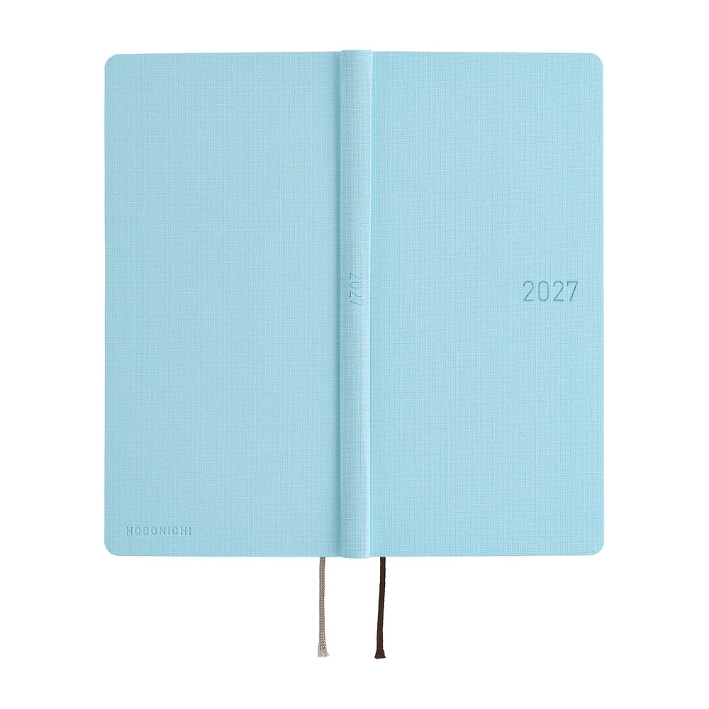 Hobonichi - Agenda Weeks 2027 en inglés | Colors: Sea Glass · detalle 3