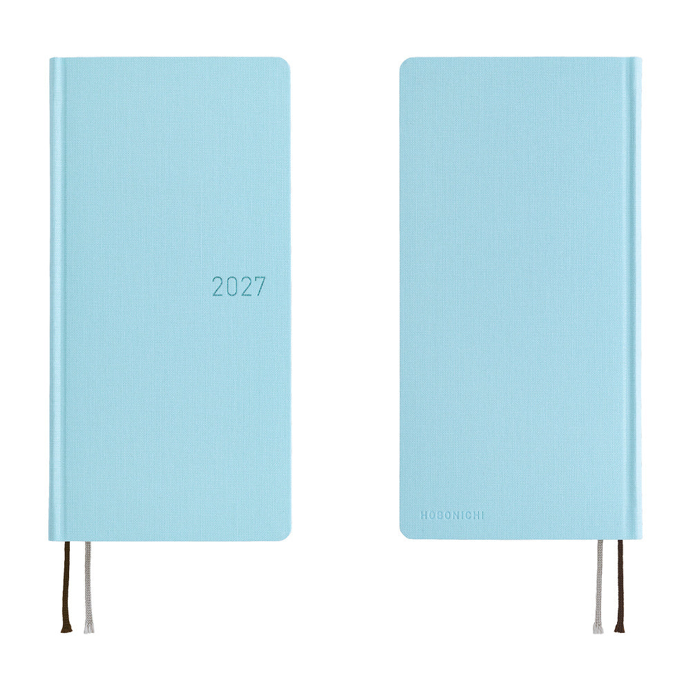 Hobonichi - Agenda Weeks 2027 en inglés | Colors: Sea Glass · detalle 7