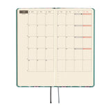 Hobonichi - Agenda Weeks 2027 en inglés | Yumi Kitagishi: White Cat Wallpaper · detalle 4