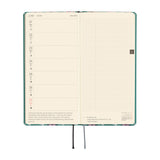Hobonichi - Agenda Weeks 2027 en inglés | Yumi Kitagishi: White Cat Wallpaper · detalle 5