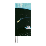 Hobonichi - Agenda Weeks 2027 en inglés | Hiroko Kubota: Meteor Shower in the Light Blue Forest