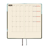 Hobonichi - Agenda Weeks 2027 en inglés | Hiroko Kubota: Meteor Shower in the Light Blue Forest · detalle 4