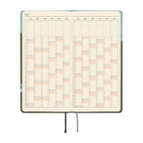 Hobonichi - Agenda Weeks 2027 en inglés | Hiroko Kubota: Meteor Shower in the Light Blue Forest · detalle 6