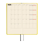 Hobonichi - Agenda Weeks Mega 2027 en inglés | Colors: Canaria Yellow · detalle 4