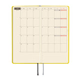 Hobonichi - Agenda Weeks Mega 2027 en inglés | Colors: Canaria Yellow · detalle 4
