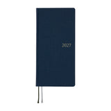 Hobonichi - Agenda Weeks Mega 2027 en inglés | Colors: Midnight Blue