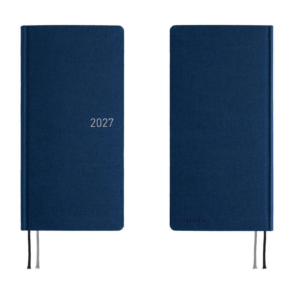 Hobonichi - Agenda Weeks Mega 2027 en inglés | Colors: Midnight Blue · detalle 7