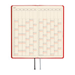 Hobonichi - Agenda Weeks Mega 2027 en inglés | Colors: Poppy Red · detalle 6