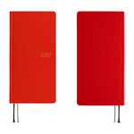 Hobonichi - Agenda Weeks Mega 2027 en inglés | Colors: Poppy Red · detalle 7