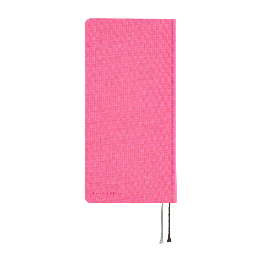 Hobonichi - Agenda Weeks Mega 2027 en inglés | Colors: Pink Sapphire · detalle 2