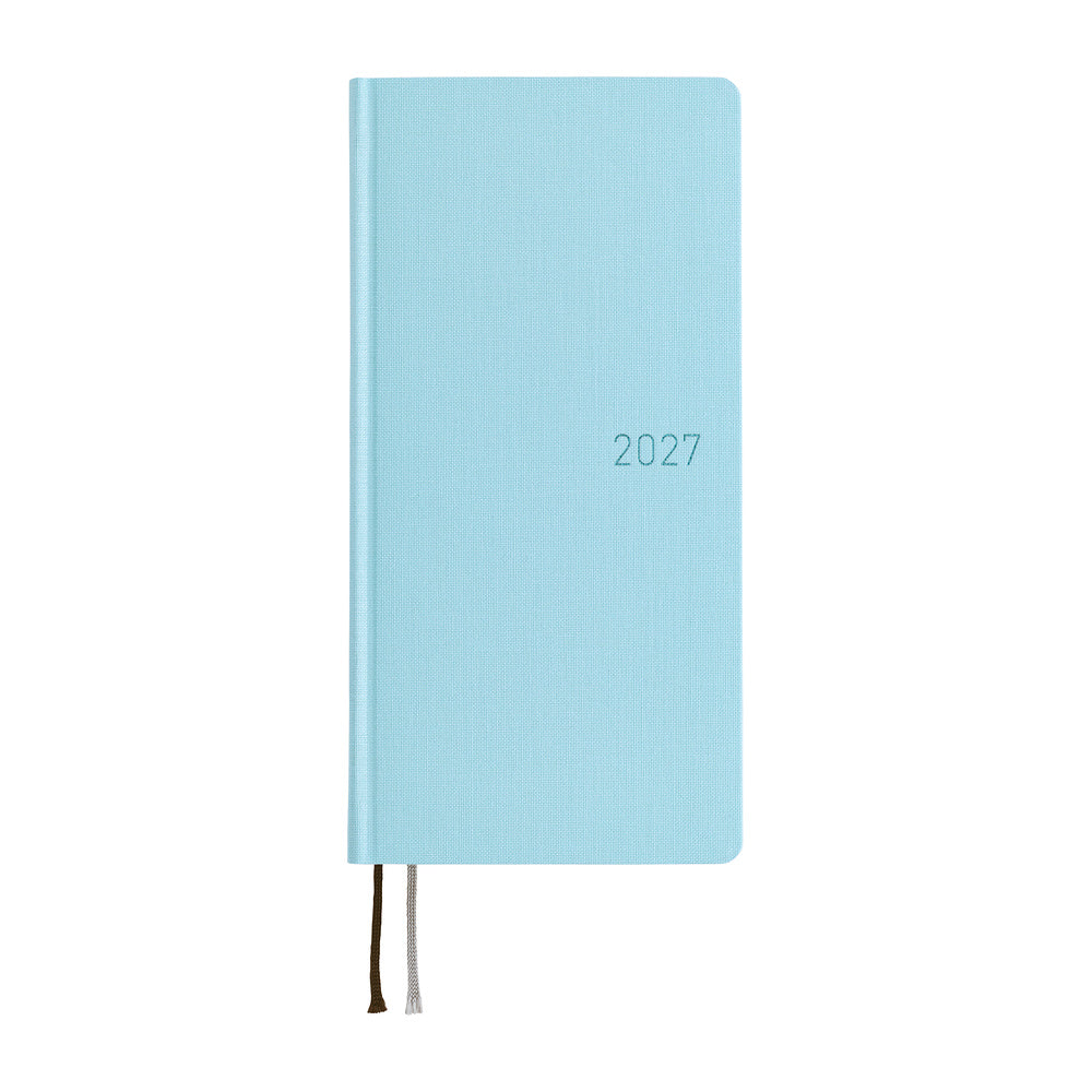 Hobonichi - Agenda Weeks Mega 2027 en inglés | Colors: Sea Glass