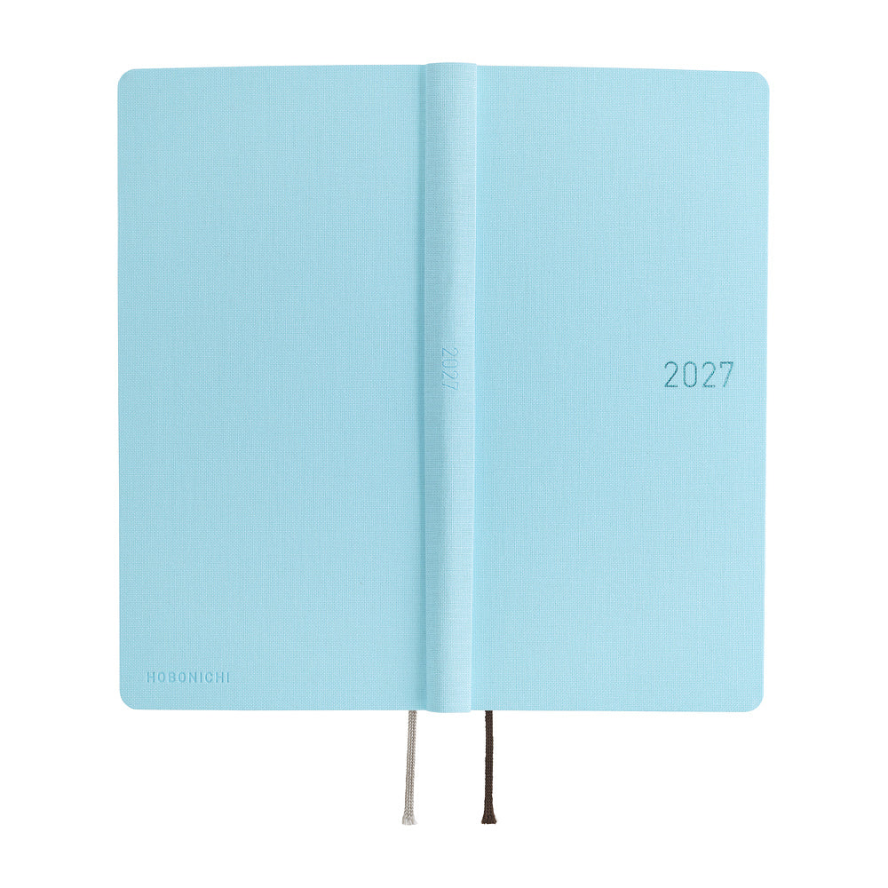 Hobonichi - Agenda Weeks Mega 2027 en inglés | Colors: Sea Glass · detalle 3