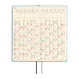Hobonichi - Agenda Weeks Mega 2027 en inglés | Colors: Sea Glass · detalle 6