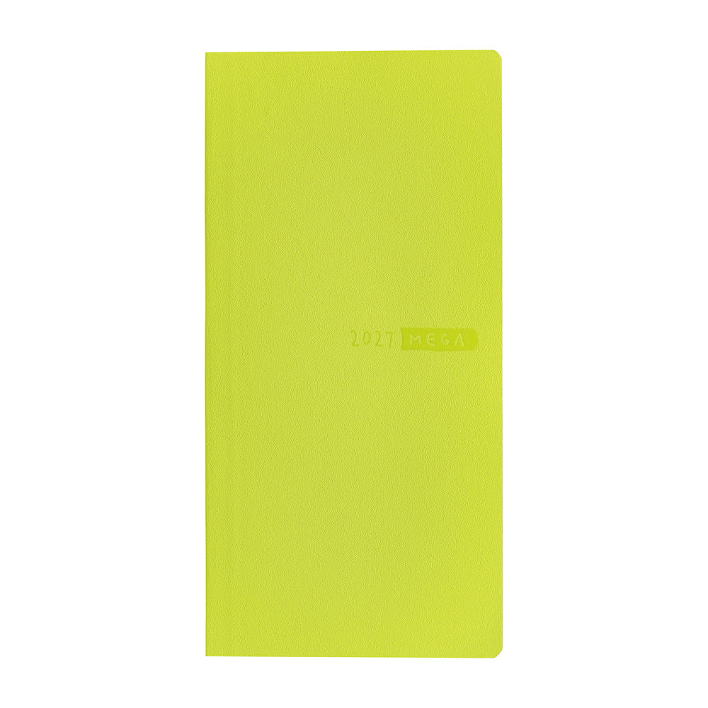 Hobonichi - Agenda Weeks Mega 2027 en inglés | Sneaker: Lime Green