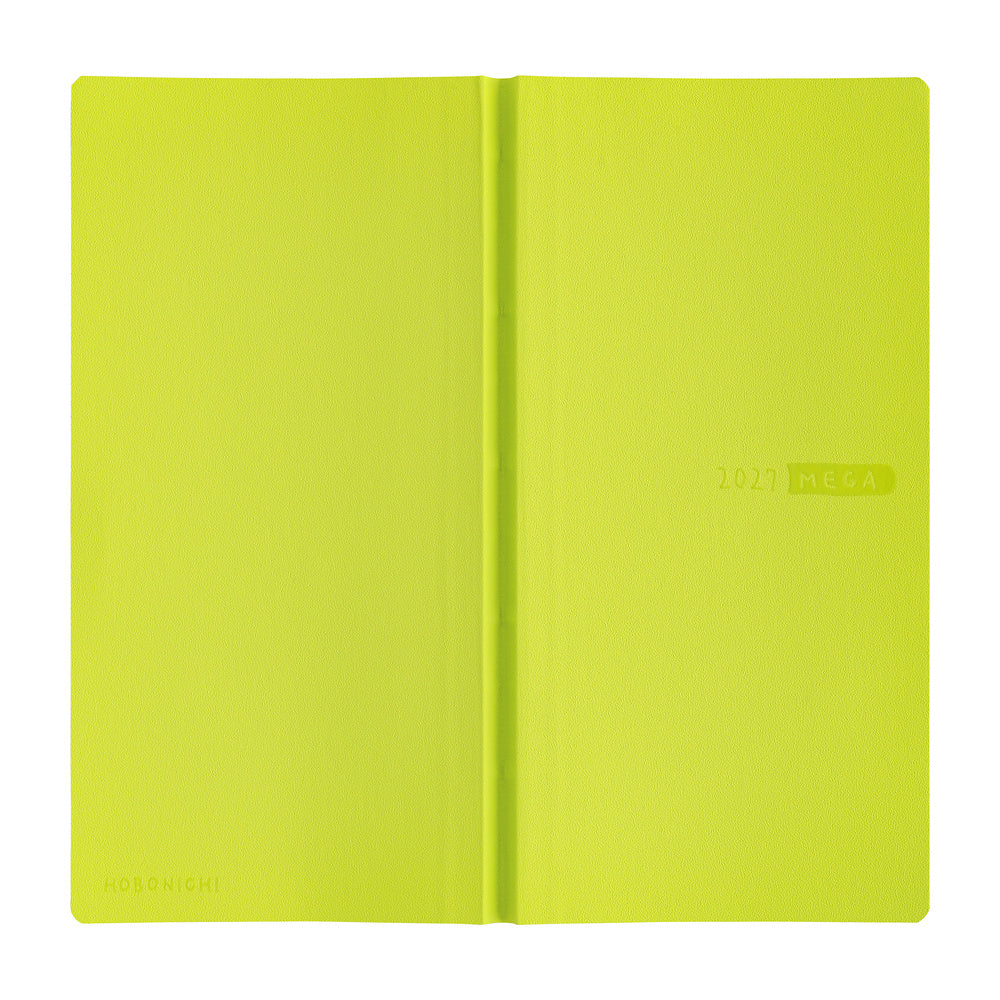 Hobonichi - Agenda Weeks Mega 2027 en inglés | Sneaker: Lime Green · detalle 3