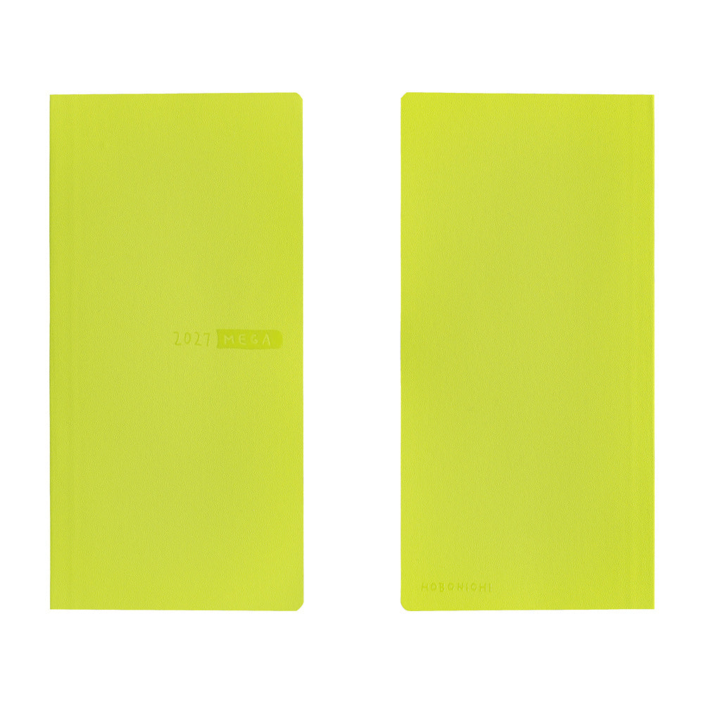 Hobonichi - Agenda Weeks Mega 2027 en inglés | Sneaker: Lime Green · detalle 7