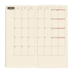 Hobonichi - Agenda Weeks Mega 2027 en inglés | Sneaker: Mandarin Orange · detalle 4